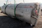Used Springs Fabrication Product Hopper/Silo, 739.44 cubic feet (5533 gallon), 304 stainless steel, vertical. Approximately 78