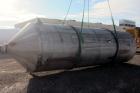Used Springs Fabrication Product Hopper/Silo, 739.44 cubic feet (5533 gallon), 304 stainless steel, vertical. Approximately 78