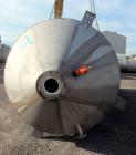 Used Springs Fabrication Product Hopper/Silo, 739.44 cubic feet (5533 gallon), 304 stainless steel, vertical. Approximately 78