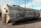 Used Springs Fabrication Product Hopper/Silo, 739.44 cubic feet (5533 gallon), 304 stainless steel, vertical. Approximately 78