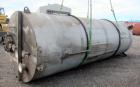 Used Springs Fabrication Product Hopper/Silo, 739.44 cubic feet (5533 gallon), 304 stainless steel, vertical. Approximately 78