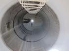 Used Springs Fabrication Product Hopper/Silo, 739.44 cubic feet (5533 gallon), 304 stainless steel, vertical. Approximately 78