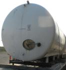 Used St. Regis Tank, Approximately 5000 Gallon, 304 stainless steel, horizontal. 96
