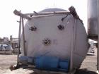 Used- Stainless Fabrication Inc. Approximately 14,700 Gallon Stainless Steel Vertical Mix Tank. 144" diameter x 209" high st...