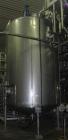 Used Stainless Fabrication Tank, 5,000 gallon, 316L stainless steel. 96