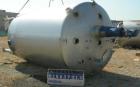 Used- Stainless Fabrication Tank, 5,000 gallon, 316L stainless steel. 96