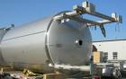Used- Stainless Fabrication Tank, 5,000 gallon, 316L stainless steel. 96