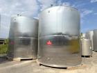 Used 13,000 Gallon 316L Stainless Steel Storage Tank – Sloped Bottom Process Tank by Stainless Fabrication