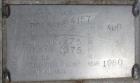 Used T.C.K. Steel Fabrication Inc. Tank, 9,000 Gallon, 304 Stainless Steel, Ver