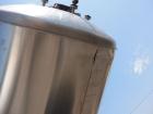 Used G.W. Taylor Tank, 6000 Gallon, 316 Stainless Steel, Vertical. Approximate 108” diameter x 144” straight side, dished top and bottom. Partial bottom sidewall dimple jacket, no rating. (4) Sidewal...