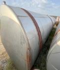 Used Tolan Machinery 5,800 Gallon Stainless Steel Storage Tank – 304 SS, Horizontal
