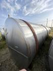 Used- Tolan Horizontal Tank, 5,800 Gallons, Stainless Steel. Approximate 78