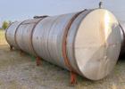 Used- Tolan Horizontal Tank, 5,800 Gallons, Stainless Steel. Approximate 78