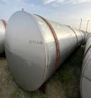 Used Industrial 304 SS Storage Tank – 5,800 Gallon | Horizontal with Discharge Valve