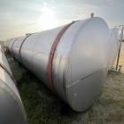 Used Industrial 304 SS Storage Tank – 5,800 Gallon | Horizontal with Discharge Valve