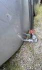 Used Industrial 304 SS Storage Tank – 5,800 Gallon | Horizontal with Discharge Valve