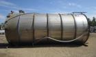 Used- Trumbo Welding Fabricating 13,900 Gallon 304 Stainless Steel Mix Tank.