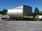 Unused 6,500 Gallon 304 Stainless Steel Vertical Tank | Single Wall Storage Vessel
