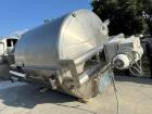 Used 6,000 Gallon 316 Stainless Steel Jacketed & Double Motion Agitated Tank with scraper agitation and center agitation with turbine blade paddles. Vessels measures 10' diameter X 10' straight side ...