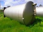 Used Valley Foundry stainless steel storage tank, approximately 7,000 gallon cap