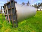 Used Valley Foundry stainless steel storage tank, approximately 7,000 gallon cap