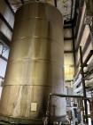 Used Valley Foundry 17,000 Gallon Vertical Stainless Steel Tank | 12' Diameter | Flat Bottom