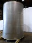 Used Valley Foundry & Machine Works Tank, Approximate 5,000 Gallon, 304 Stainless Steel, Vertical. Approximately 102