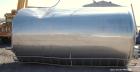 Used Walker Stainless Tank, 5000 Gallon, Model 9559, 304 Stainless Steel, Vertical. Approximately 96” diameter x 164” straight side, dished top, sloped bottom. Openings: top (2) 1-1/4” NPT, 2