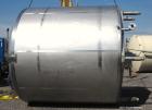 Used- Walker Stainless Tank, 5000 Gallon, Model 9560, 304 Stainless Steel, Vertical. Approximate 120” diameter x 104” straig...