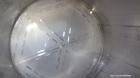 Used Walker Stainless Tank, 5000 Gallon, Model 9560, 304 Stainless Steel, Vertical. Approximate 120” diameter x 104” straight side, dished top, sloped bottom. Openings top (2) 3” NPT, 18” man way wit...