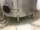 Used Walker 5,000 Gallon Single Shell HFCS Storage Tank, 304 Stainless steel. Ve