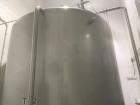 Used Walker 5,000 Gallon Single Shell HFCS Storage Tank, 304 Stainless steel. Ve