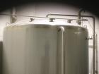 Used Walker 5,000 Gallon Single Shell HFCS Storage Tank, 304 Stainless steel. Ve