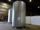 Used Walker Jacketed Tank. 6000 Gallon, Vertical 304 Stainless Steel.
