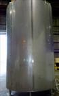 Used Walker Jacketed Tank. 6000 Gallon, Vertical 304 Stainless Steel.