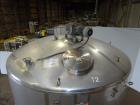 Used Walker Jacketed Tank. 6000 Gallon, Vertical 304 Stainless Steel.