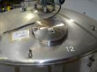 Used- Walker Jacketed Tank. 6000 Gallon, Vertical 304 Stainless Steel.