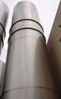 Used-Walker Stainless 47,500 Gallon Stainless Steel Silo, Model VSHT/304SS.  Built in 2000.  Single wall stainless steel alc...