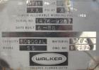 Used Walker 5000 Gallon 304 Stainless Steel Vertical Tank. This tank has a dome top and a dish bottom. The tank diameter is 102