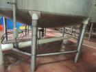 Used 10,000 Gallon Walker Stainless Steel Jacketed Mix Tank. T316 SS inner shell. T304 SS Jacket. Model 8316-6. Dimensions 136