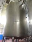 Used 10,000 Gallon Walker Stainless Steel Jacketed Mix Tank. T316 SS inner shell. T304 SS Jacket. Model 8316-4. Dimensions 136