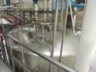 Used 10,000 Gallon Walker Stainless Steel Jacketed Mix Tank. T316 SS inner shell. T304 SS Jacket. Model 8316-4. Dimensions 136
