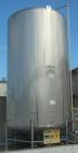 Used Walker Storage Tank, 10,000 Gallon, 316L Stainless Steel, Vertical. Approximate 9'6