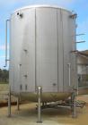 Used Walker Storage Tank, 10,000 Gallon, 304L stainless steel, vertical. Approximate 138