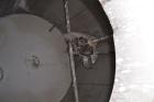 Used Walker Stainless Tank, 8500 Gallon, 304 Stainless Steel, Vertical. Approximate 132” diameter x 144” straight side, coned top, flat bottom. Top entering disperser, approximate 1-1/2” diameter x 8...