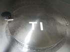 Used Walker 12,000 Gallon Jacketed Agitated Stainless Steel Tank.