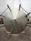 Used Walker Jacketed Tank, 10,000 Gallon, 304 Stainless Steel, Vertical.