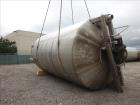 Used Walker Jacketed Tank, 10,000 Gallon, 304 Stainless Steel, Vertical.