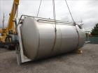 Used Walker Jacketed Tank, 10,000 Gallon, 304 Stainless Steel, Vertical.