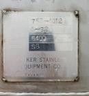 Used Walker Stainless Equipment, Tank, 8,400 Gallon, Stainless steel,